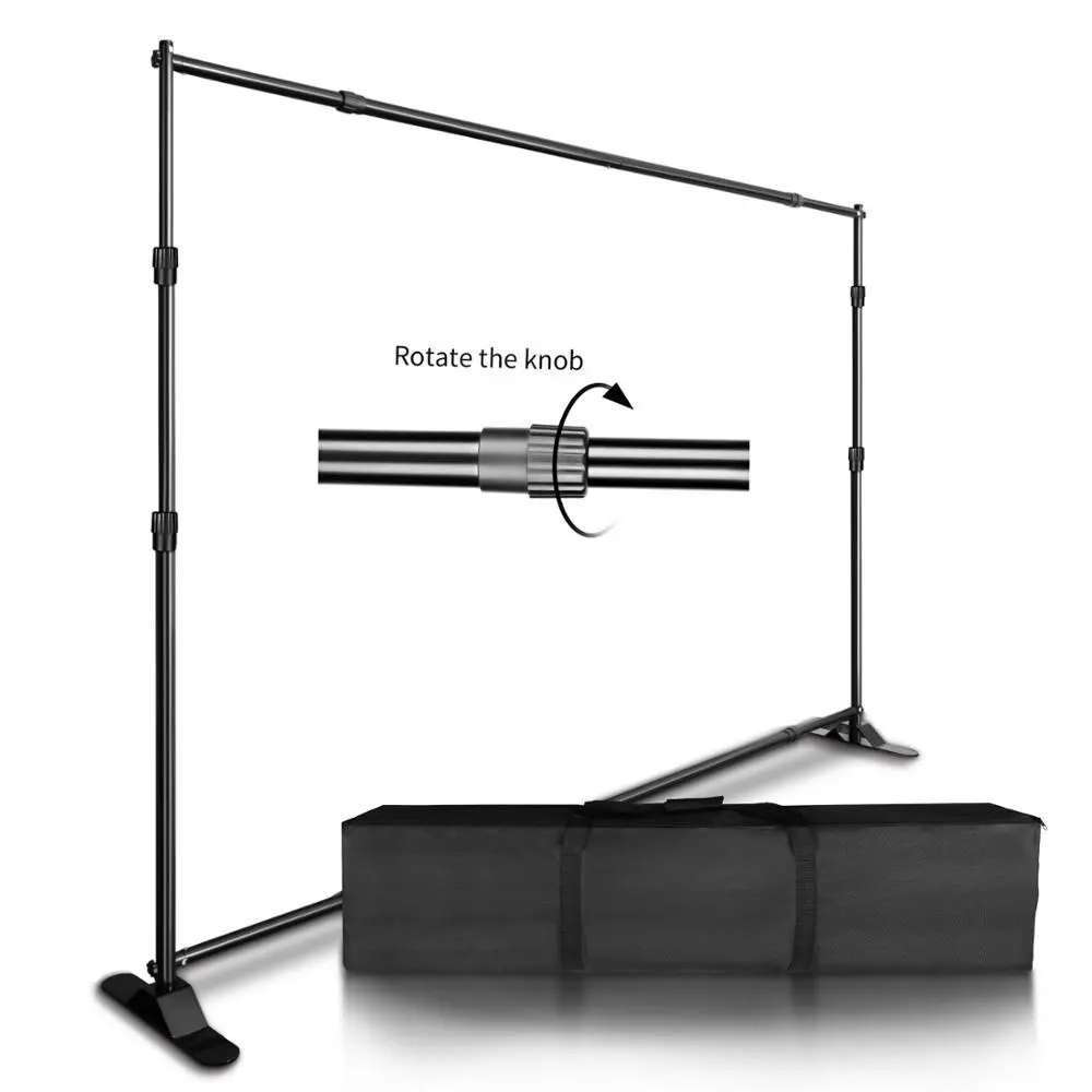 Photography Backdrop Muslin - SH Çift Çapraz Çubuk Zemin Arka