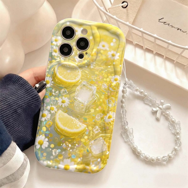 Photography Hobby - Yağlı Boya Limon Çiçeği Buz Küpleri