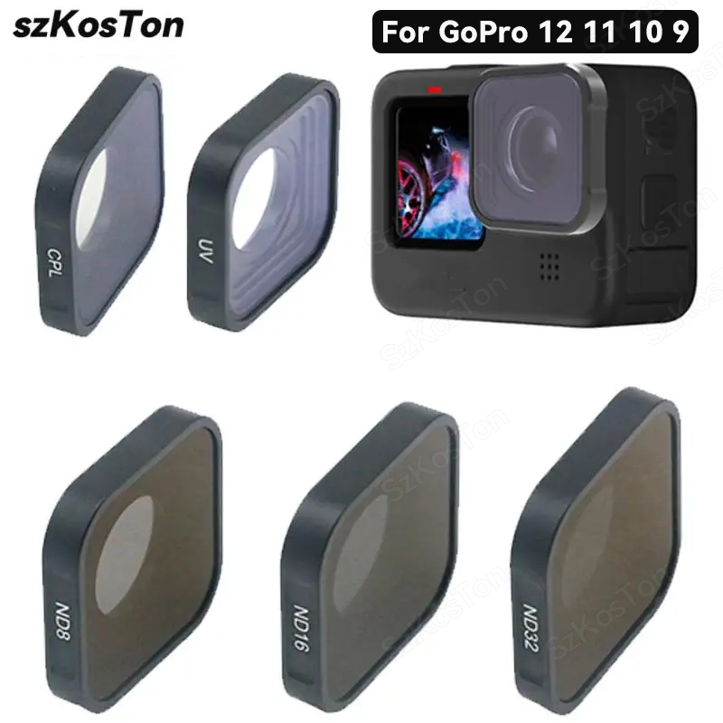 Gopro Action Camera Hero 13 Black - UV CPL ND8 ND16 ND32 Filtre