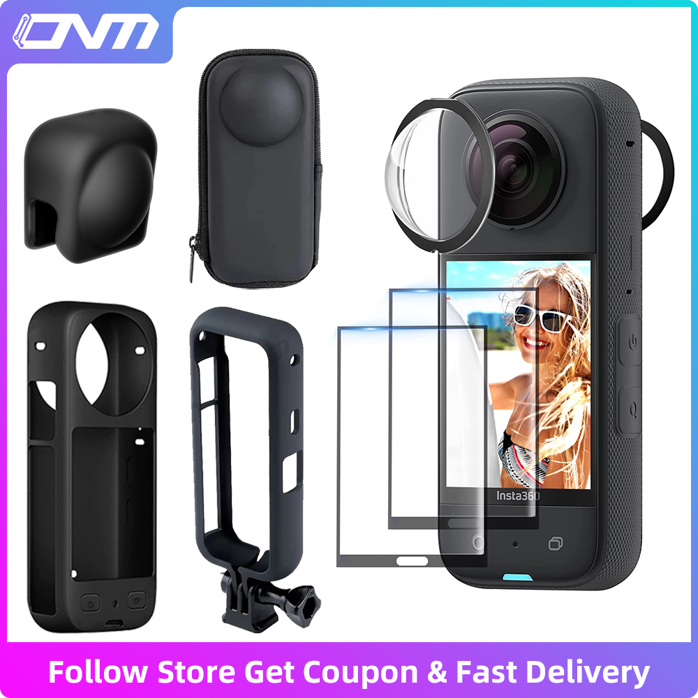 Insta360 Camera X3 - Lens Koruma Insta360 X3 Aksesuarları Ekran