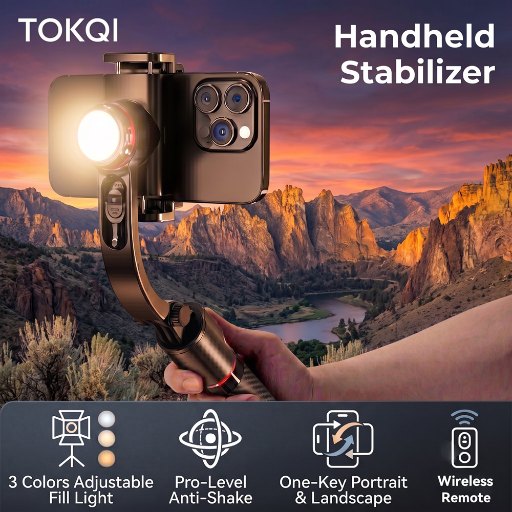 Photography Basics - TOKQI Gimbal Sabitleyici Titreşim Önleyici Alüminyum