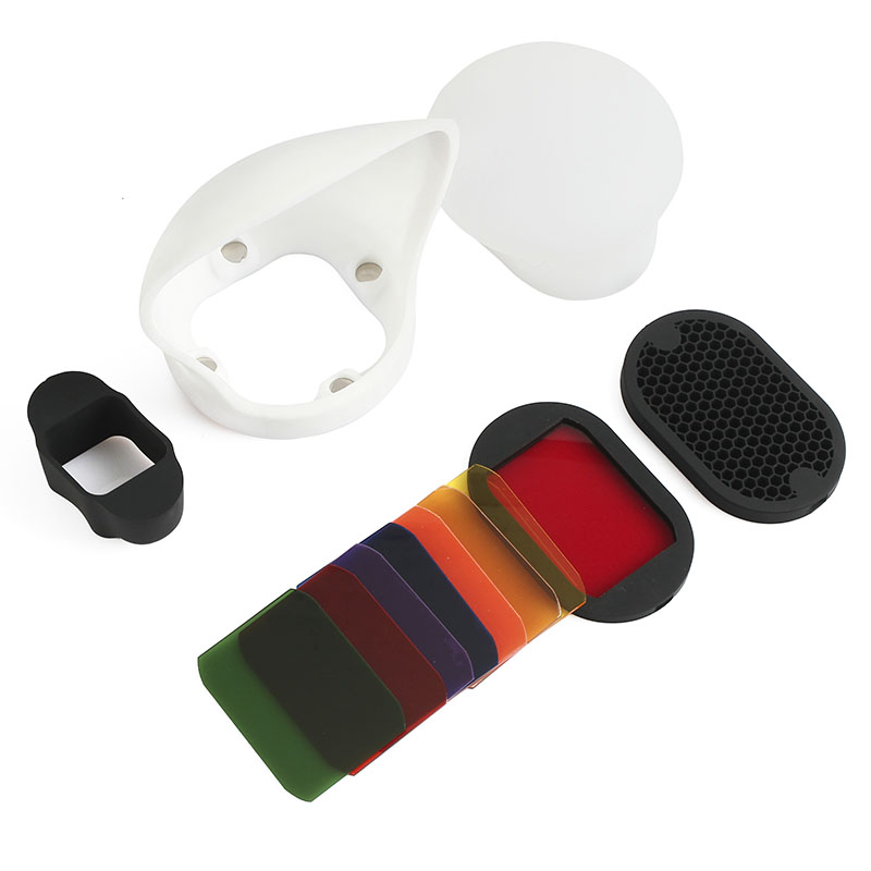 Pop Up Flash Diffuser - Flaş Speedlight petek izgara difüzör manyetik
