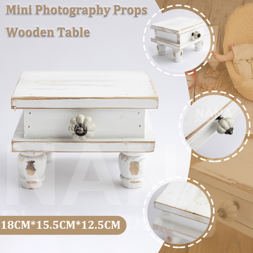 Photography Desk - Yenidoğan Fotoğraf Masa Aksesuarları Vintage Mini