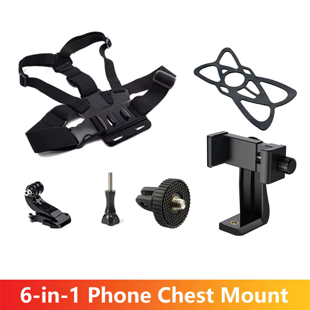 Photography Basics - 6-in-1 Telefon Göğüs Montaj Ayarlanabilir Telefon