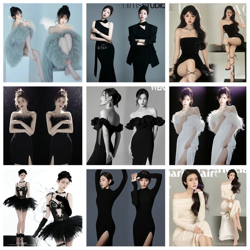 Photography Studio - Yeni Moda Sade Atmosfer Kız Portresi
