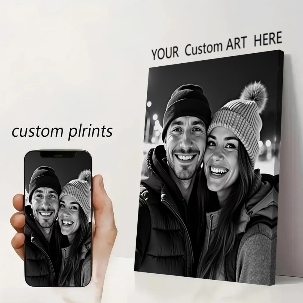 Photograph Lyrics - Fotoğraflarınızdan Özel Baskı Kanvas Tablo Düğün