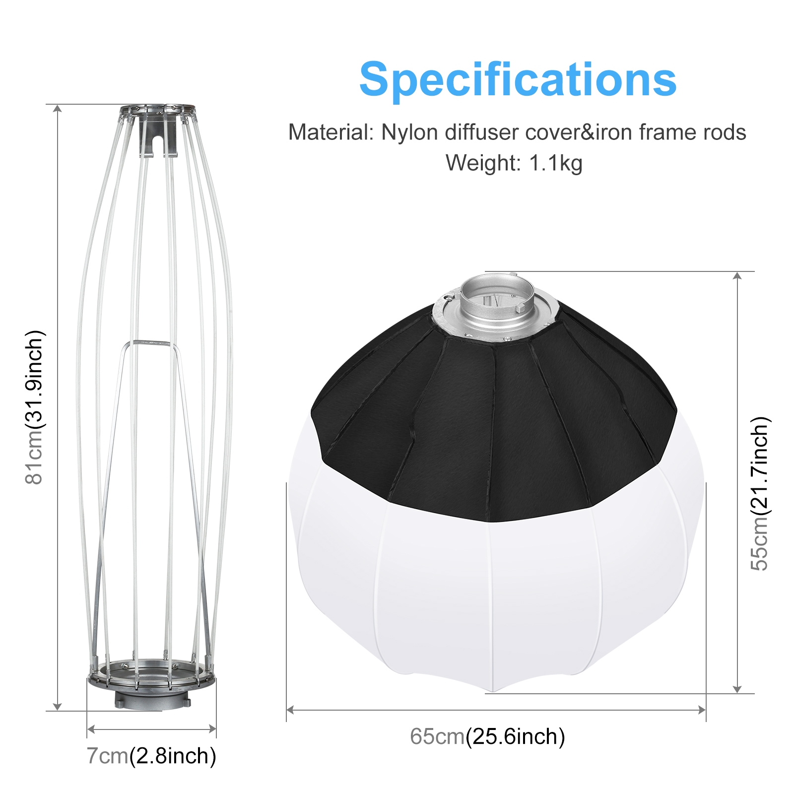 PULUZ 65cm katlanabilir fener  - Pop Up Flash Diffuser incelemesi ve fiyatı
