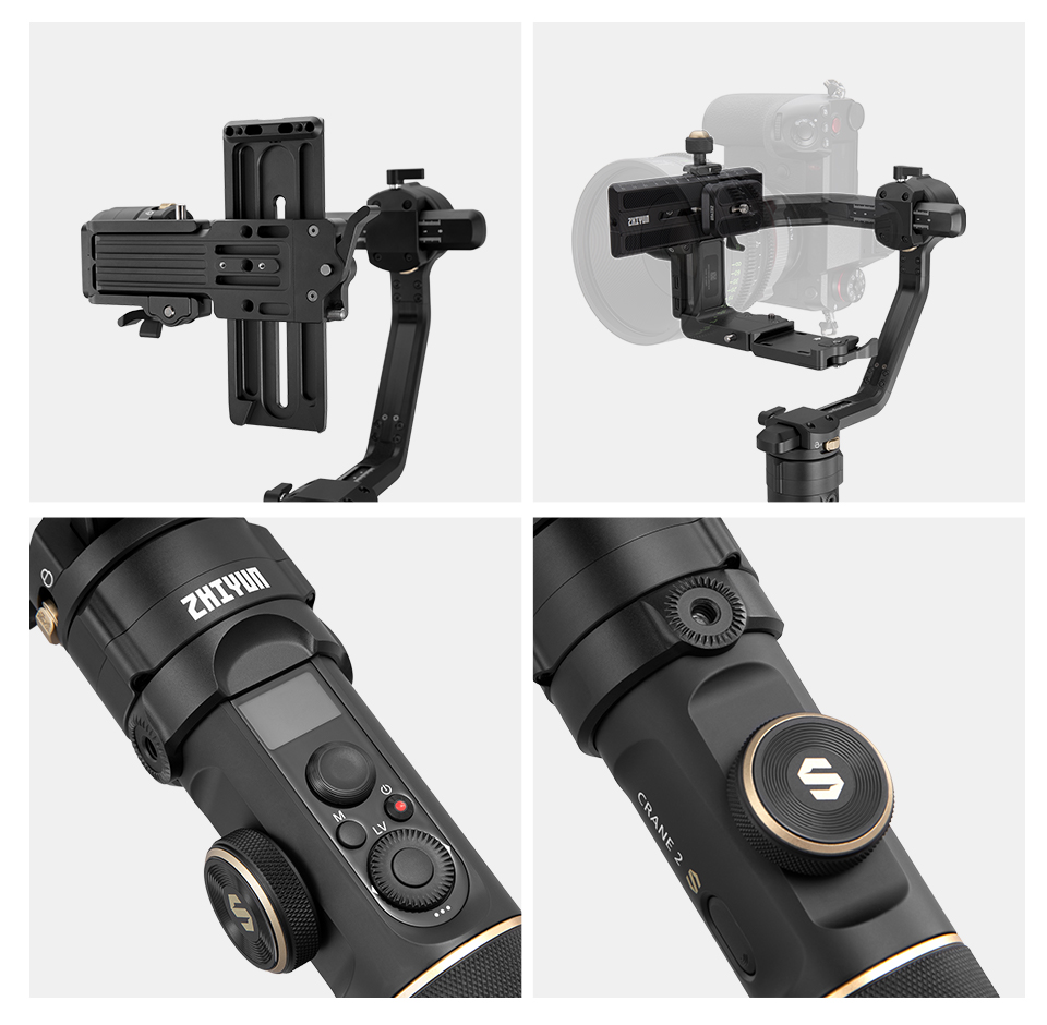 Zhiyun Crane 2S 3 Eksenli El T - Handheld Stabilizer Gimbal incelemesi ve fiyatı