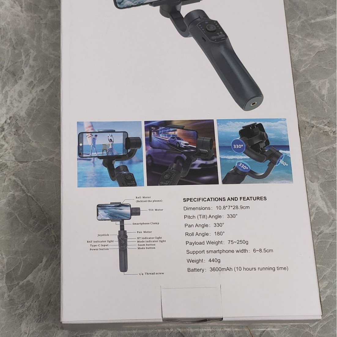 F10 PRO El Tipi Cep Telefonu Ü - Handheld Stabilizer Gimbal incelemesi ve fiyatı