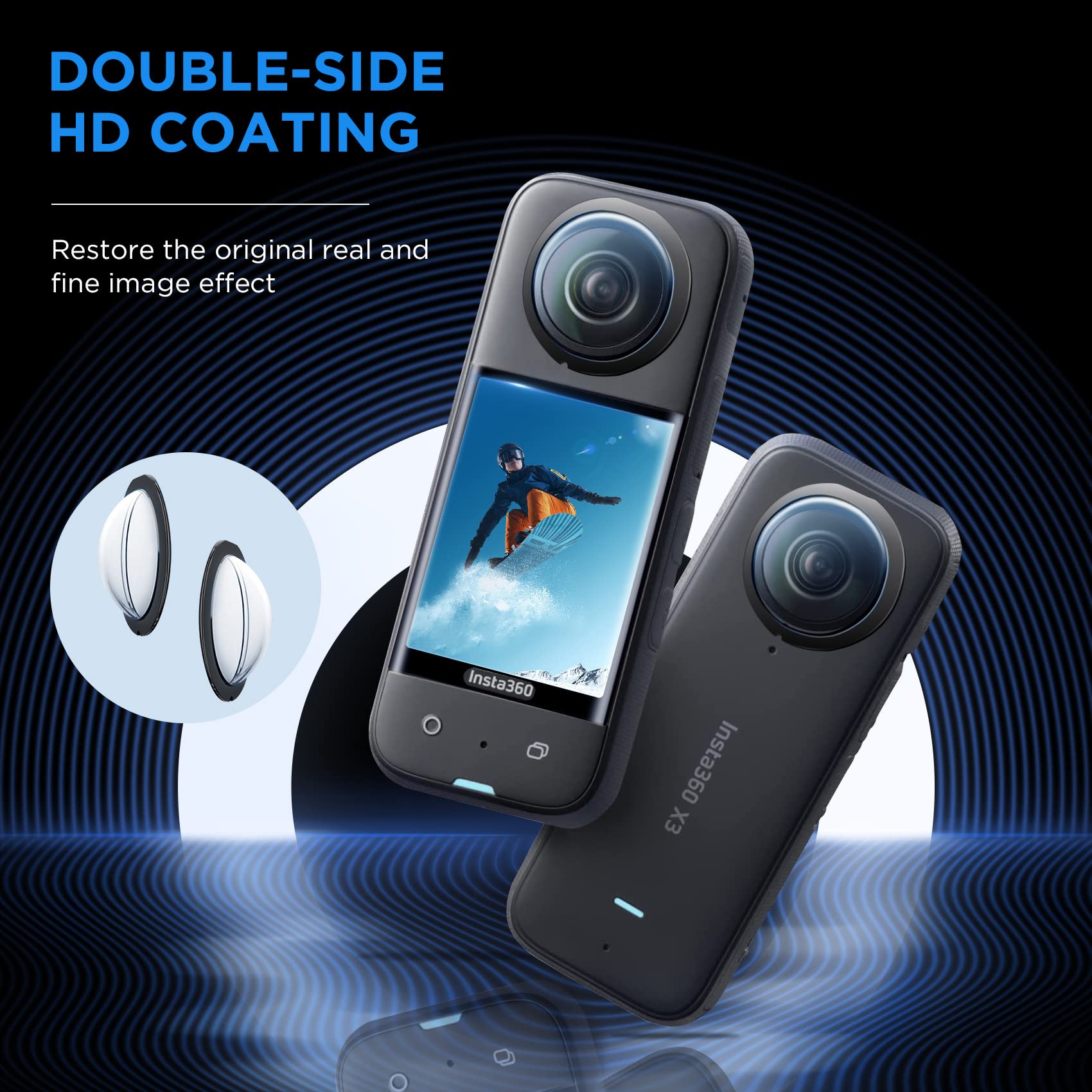 Lens Koruma Insta360 X3 Aksesu - Insta360 Camera X3 incelemesi ve fiyatı