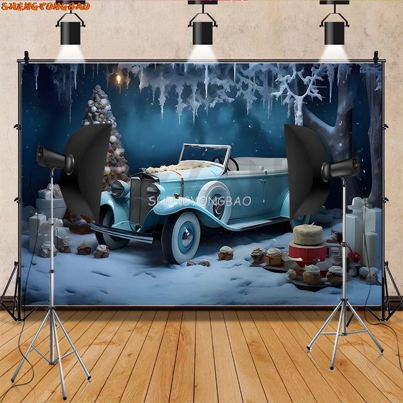 SHENGYONGBAO Noel Günü Çelenk  - Photography Backdrop Muslin incelemesi ve fiyatı