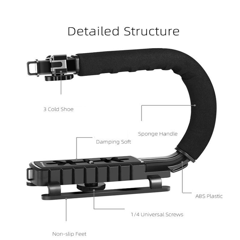 Evrensel kamera sabitleyici u- - Handheld Stabilizer Gimbal incelemesi ve fiyatı