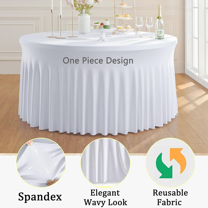 Beyaz Yuvarlak Spandex Masa Ör - Photography Hotel incelemesi ve fiyatı