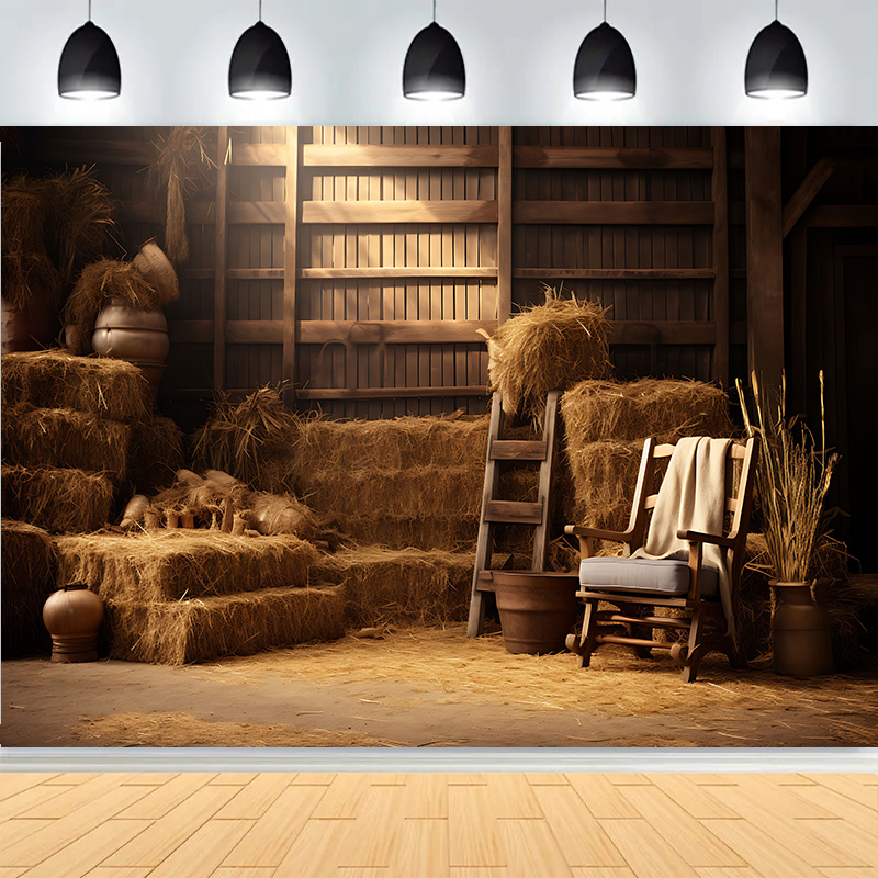 Batı Kovboy Kırsalın Charm Rus - Photography Backdrop Muslin incelemesi ve fiyatı