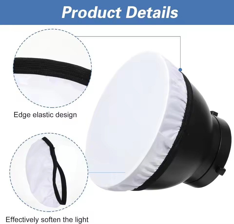 1/3/5/10 adet 7 inç fotoğraf ı - Pop Up Flash Diffuser incelemesi ve fiyatı