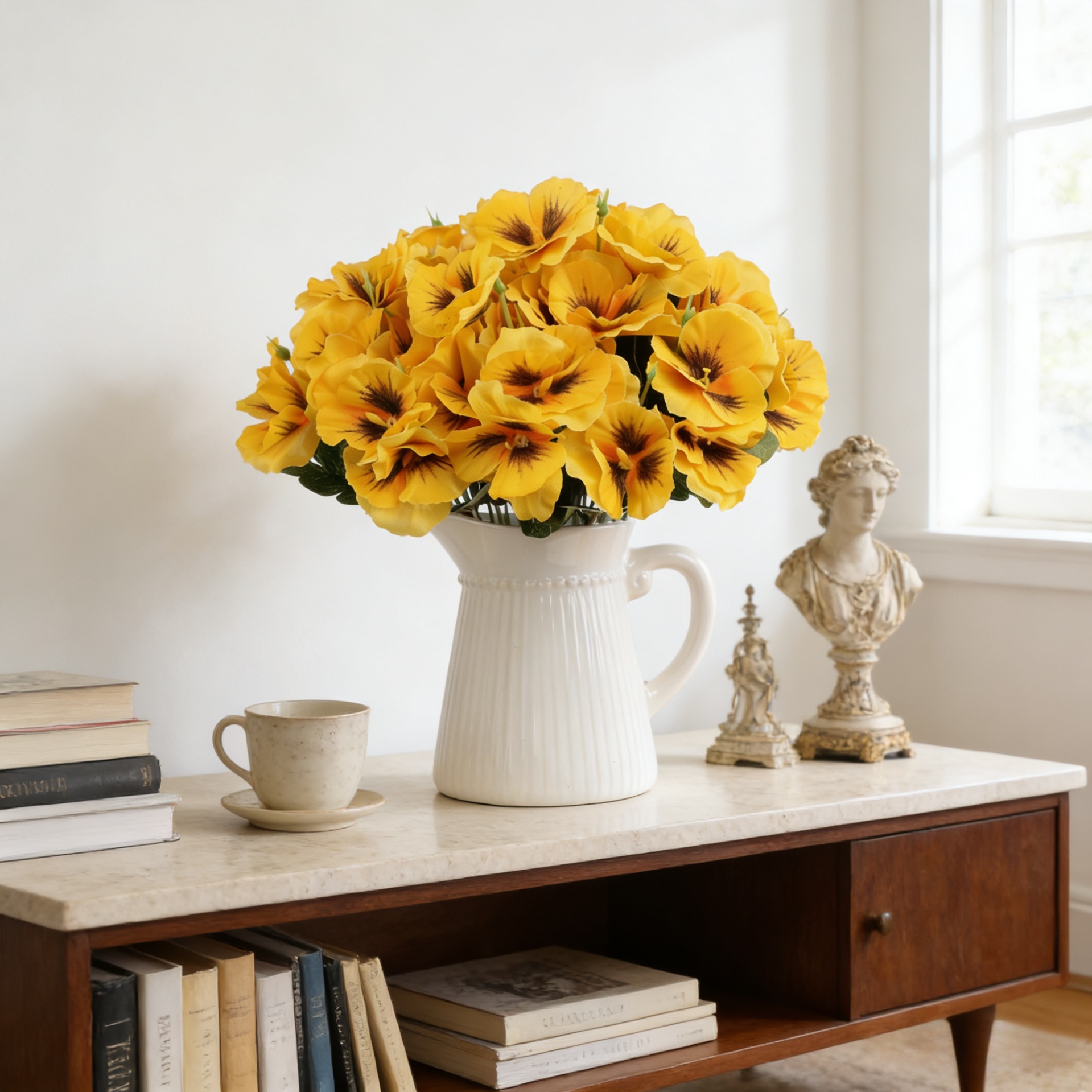 12.6 İnç Yapay Pansy Çiçeği De - Photography Hotel incelemesi ve fiyatı